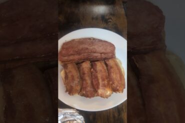 double bacon sandwich #cook #cooking #kitchen #sandwich #eating #healthy #bodybuilding #bacon #fyp