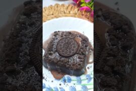 Oreo Lava Dream: The Ultimate 3-Ingredient Fix! #viral #recipe #oreo #cake #shorts #trending