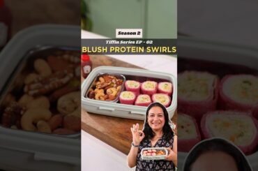 Pink Protein Swirls for Kids Tiffin| Tiffin series | Episode 2| kids tiffin recipe