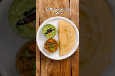 Masala dosa for breakfast | Simple desi breakfast | Easy breakfast idea #healthyfood #food