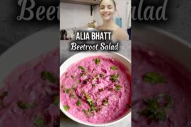 Alia Bhatt’s Favorite Beetroot Salad | Healthy Bollywood Diet Recipe  #shorts #aliabhatt