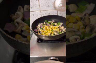 Corn and mushroom |Starters #food #shorts#healthy