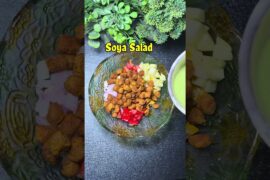Soya Salad #healthysalad #gymdiet #salad #cookingshorts #aukafoods
