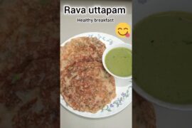 Rava Uttapam healthy breakfast recipe#recipe#food#shortsfeed#shorts#reels#ytshort#viral#youtubeshort