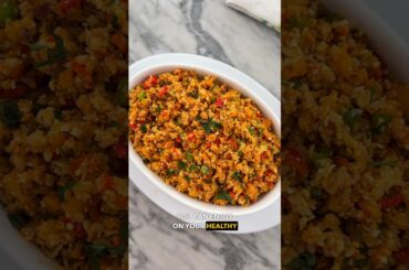 Looking for a Low Carb recipe? Try this LOW-CARB cauliflower stir-fry #zeeliciousfoods#lowcarbrecipe