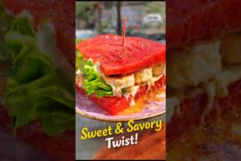 Healthy Watermelon Sandwich try kiya? #shorts #healthyrecipe #foodtrend