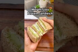 High Protein Weight Loss Sandwich #healthyrecipes #sandwich #paneersandwichrecipe #webchatoreyeats