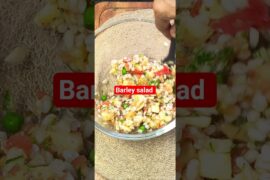 5mint Barley salad recipe |super healthy breakfast | #shortsvideo #shortvideo #shorts