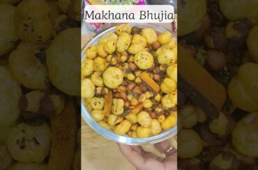 Crispy Makhana Bhujia Recipe | Healthy Tea-Time SnackChatpata Makhana Bhujia in 10 Minutes