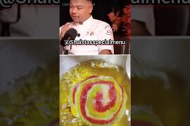 Viral Rainbow Pori Recipe By Chefmichael | Tricolor pori #shorts #shortsfeed #youtubeshorts#tricolor