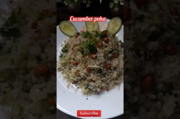 cucumber poha /cucumber avalakki     Healthy recipe #shorts #shortsviral