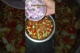 Day 1-Healthy breakfast ideas sprouts recipes #shortsfeed #sprout #healthyfood #sproutsalad #shorts