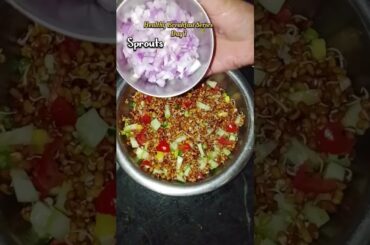 Day 1-Healthy breakfast ideas sprouts recipes #shortsfeed #sprout #healthyfood #sproutsalad #shorts