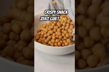 Crunchy Roasted Chickpeas | Healthy Snack #shorts