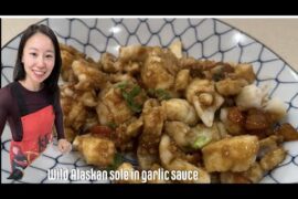 Garlic Sole Stir Fry in 10 Minutes (High Protein, Low Calorie)