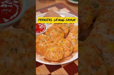 Stock Bekal Anak Seminggu! Perkedel Udang Sayur Tinggi Protein, Tinggal Goreng dari Freezer! #shorts