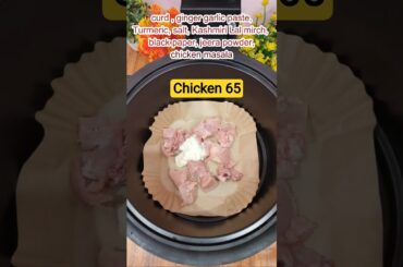 Perfect Chicken 65 recipe #trending#viral#shorts# yt video#healthy snacks#crunchy chicken