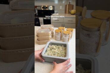 1 hour high protein meal prep
