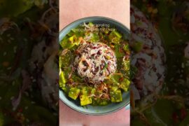 Creamy Spinach Paneer Rice Bowl | Easy Dinner Recipe (Healthy & Delicious)  #foodshorts