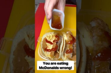 You are eating McDonald’s wrong #foodhack #hack