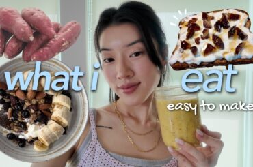 what i eat to stay productive (easy recipes, healthy snacks for remote work & study)