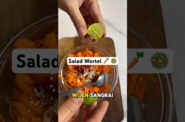 Ide salad wortel enak dan sehat ! Resep cek di deskripsi ya ! #salad #resepsalad #masakansehat