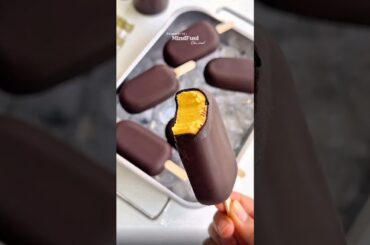 Healthy 3-Ingredient Mango Ice Cream #recipe #healthyfood