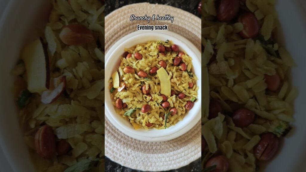 crunchy poha snack recipe | poha namkeen| chivda snacks #recipes #snacks #namkeen #eveningsnacks