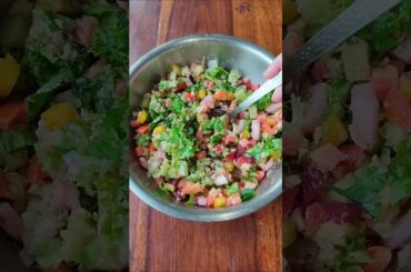 Avocado Salad Recipe for Weight Loss with Easy Dressing  #salad