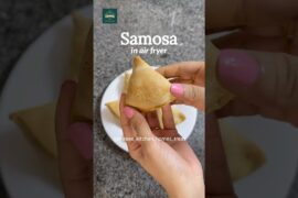 Crispy Air Fryer Samosa Recipe | Healthy No Fry Samosa | Easy Indian Snack #airfryerrecipes #viral
