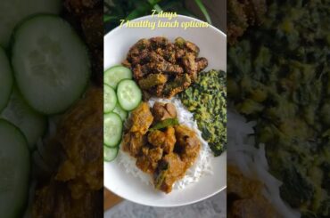 7 Days7 Healthy Lunch receipes