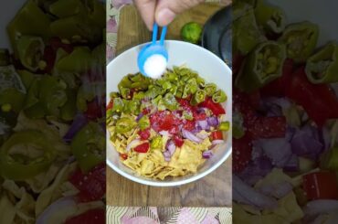 Besan Papdi Chaat #shorts #shortsfeed #reels #snacks  #foodie #foodshorts #papdichaat #food