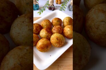 Non fried Bread Bombs Recipe | Potato Stuffed Bread Balls | Easy Evening Snack #shorts