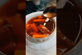 Beetroot & carrot soup recipe for glowing skin by Naima Aapa #shorts #youtube #viral #short