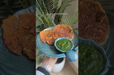 High protein chilla for weight loss ~ Recipe in description #dietsmartwithtt #weightlossrecipe