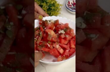 Refreshing Watermelon Salad Recipe #saladrecipe #healthy #salad #shortvideo