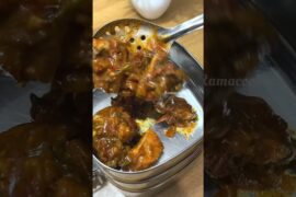 Lunch Recipe: Rice n Dal kulambu | chicken fry n fruit #shortsfeed #lunchideas #lunchbox