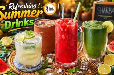 Refreshing Summer Drinks Recipe By Food Fusion