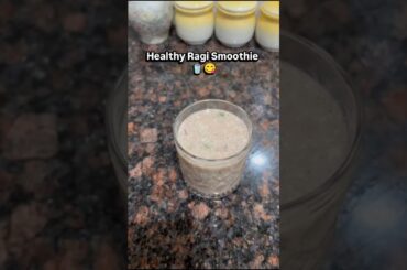 Healthy Ragi Smoothie/ Ragi Ganji #foodshorts #healthyrecipes #summerdrink #healthysmoothierecipes