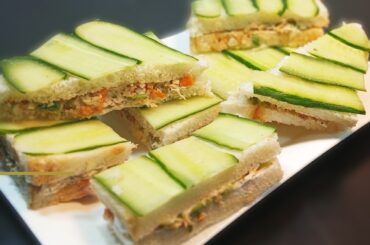 Cold Sandwich Recipe | Easy & Quick No Cook Sandwich | Healthy Lunch Idea