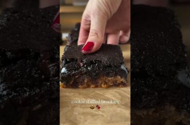 How to Make Stuffed Brookies | Cookie + Oreo + Brownie Layers!