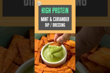 High Protein Desi Green Dip/Dressing #viral #shorts #food #recipe #trending #salad #healthy