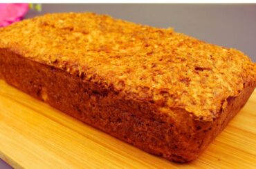 My quickest oat bread for a healthy breakfast. No flour! No oil!