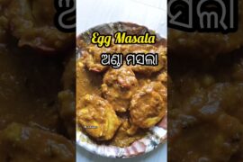 Egg Masala Recipe In Odia || Anda Masala Curry...#shorts #youtubeshorts #recipe #odia