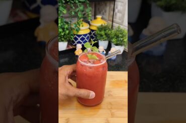 Watermelon Juice | Watermelon Mojito  #recipe #cooking #food #trending #foodie #ytshorts #healthy