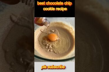 best chocolate chip cookie recipe | Healthy Food Recipe #shorts
