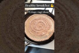 healthy breakfast recipe ragi dosa #ragirecipes #dosarecipe #ragidosarecipe #ragi