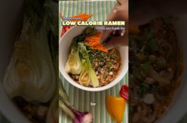 Low calorie ramen bowl ????                  #healthyfood #shirataki #ramennoodles #spicyfood