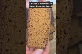 Healthy Homemade Sweet Potato Bread #shorts