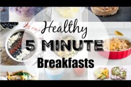 5 Healthy Breakfast Recipes for Weight loss | Ready in 10 Minutes | High Protein Breakfast #health